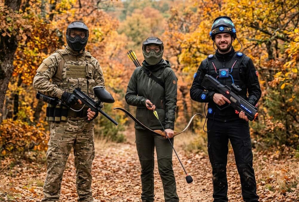 Paintball, Laser Game et Archery Battle hors saison : profitez autrement de l’Ardèche
